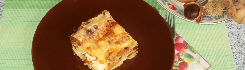 Sütőtökös lasagne