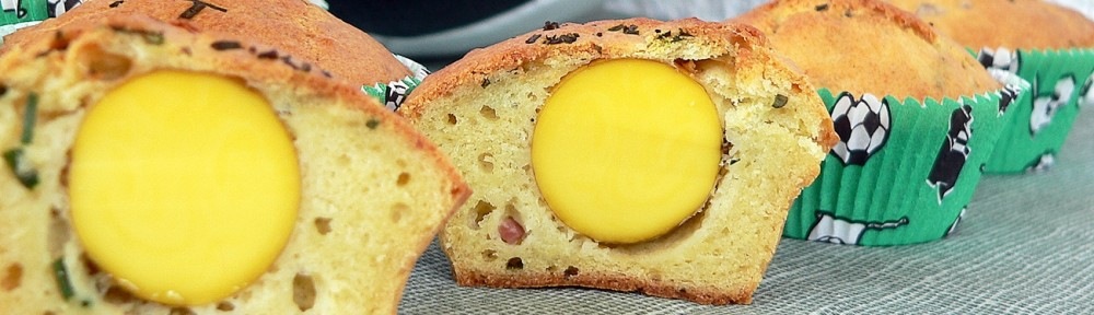 Sonkás, tojásos muffin