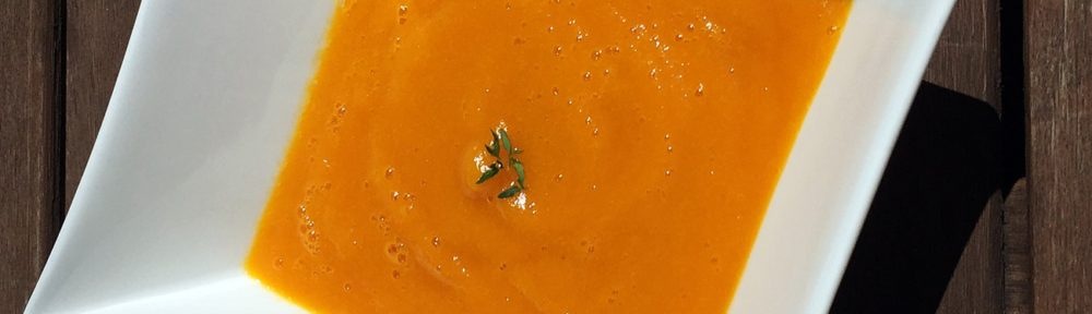 Gyömbéres sárgarépapüré leves